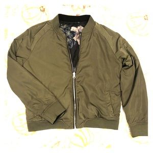 Reversible Bomber Jacket from Charlotte Russe